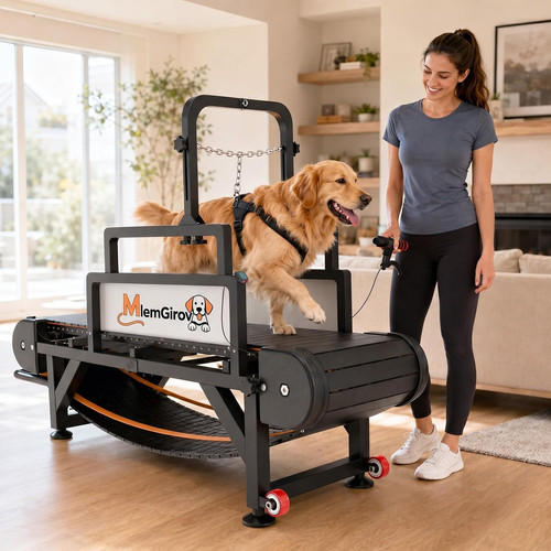 Dog treadmill with pin hinged - dog,